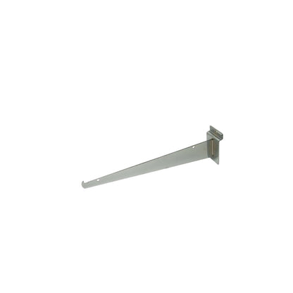 Chrome Slatwall Shelf Brackets - Available in Several Lengths