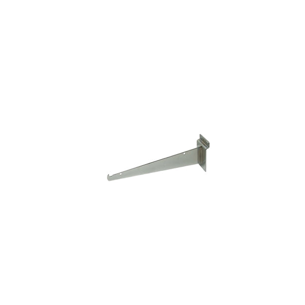 Chrome Slatwall Shelf Brackets - Available in Several Lengths