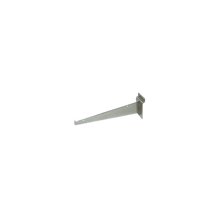 Chrome Slatwall Shelf Brackets - Available in Several Lengths