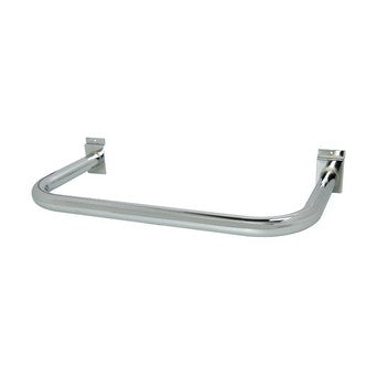 Slatwall U Shape Hangrail 1.25" - Various Colors