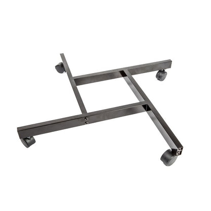 Gridwall Base 4 Way With Casters - Available in Black and White