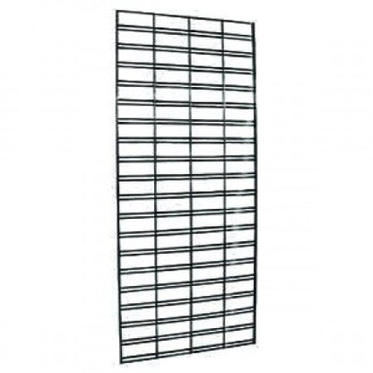 Black Slatgrid Panels 2' x 7'