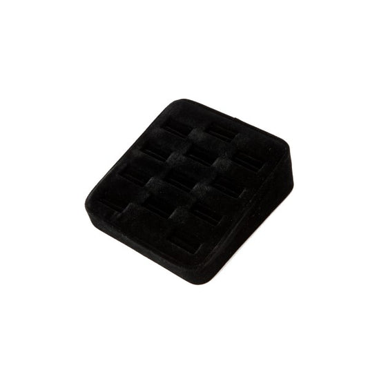 Ring Holder Black Velvet Holds 12 Ring