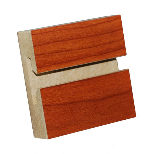 MDF Slatwall Panel 4' x 8' Cherry Finish