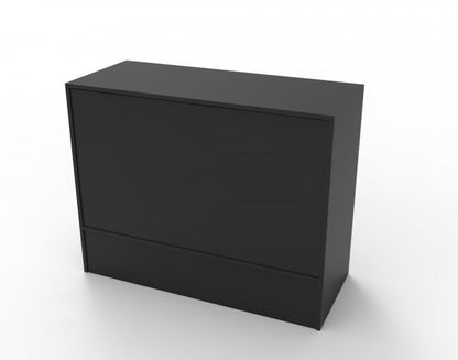 Checkout Counter 4' L x 38" H x 20" D Black