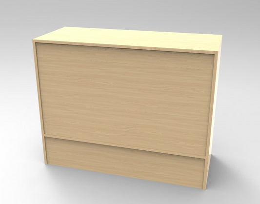 Checkout Counter 4' L x 38" H x 20" D Maple
