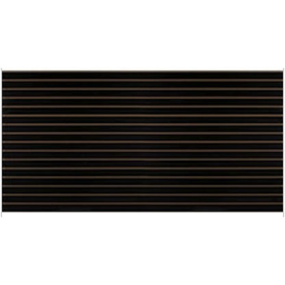 MDF Slatwall Panel 4' x 8' Black Finish