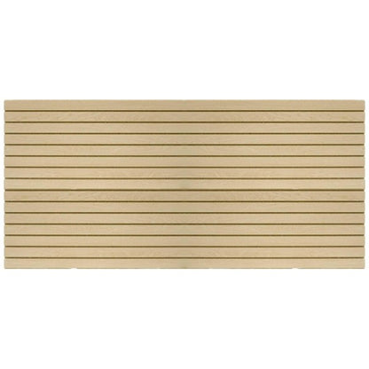 MDF Slatwall Panel 4' x 8' Maple Finish