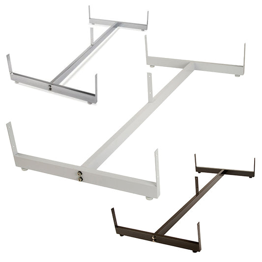 Gridwall H Base - Available in Black, White and Chrome