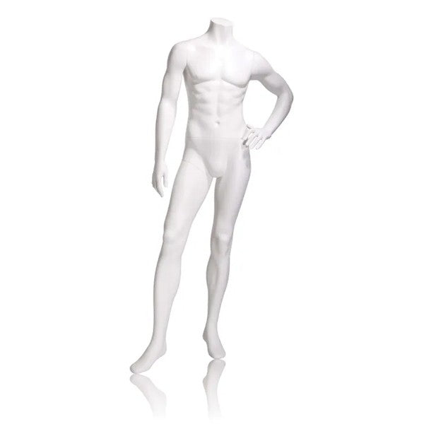 Headless Male Mannequin Left Hand on Hip