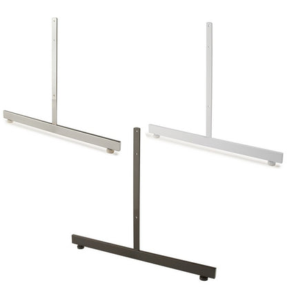 Gridwall Legs T Shaped - Available in Black, White and Chrome