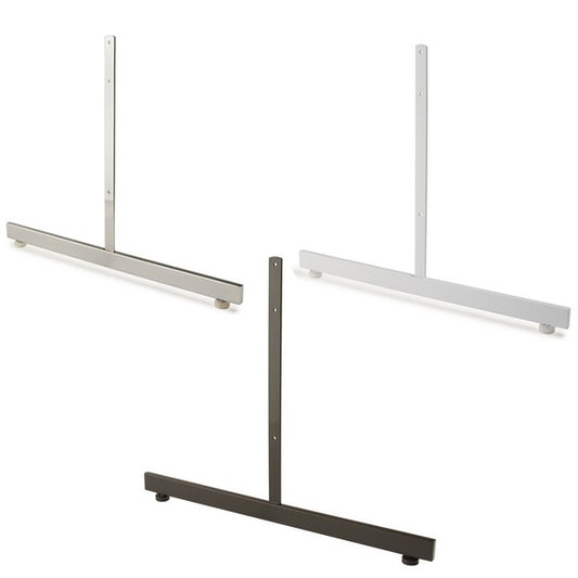 Gridwall Legs T Shaped - Available in Black, White and Chrome