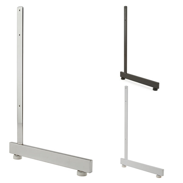 Gridwall Legs L Shaped - Available in Black, White and Chrome