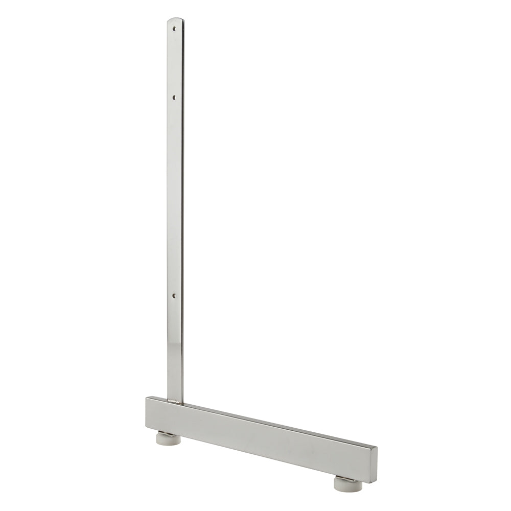 Gridwall Legs L Shaped - Available in Black, White and Chrome