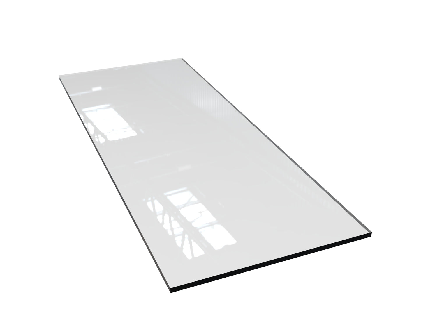 Tempered Glass 14" D - Available in Several Lengths