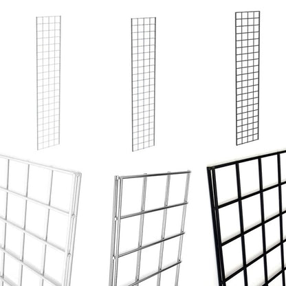 All 1' x 5' Grid Available in: White, Black or Chrome Finish