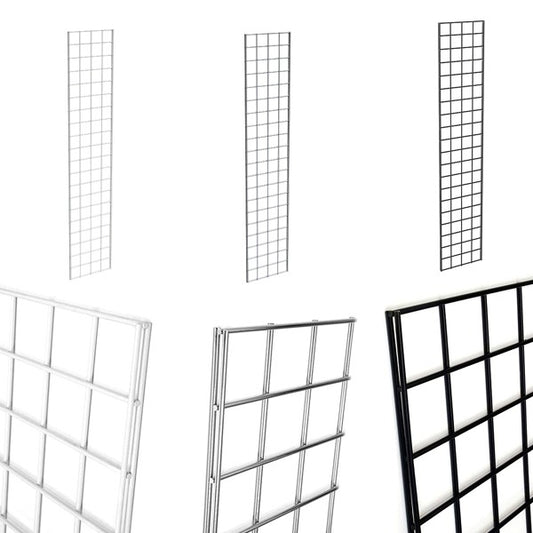All 1' x 5' Grid Available in: White, Black or Chrome Finish