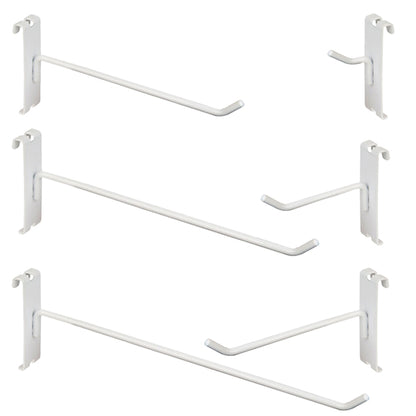 Gridwall Hooks - White Several Sizes