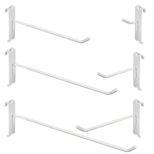 Gridwall Hooks - White Several Sizes
