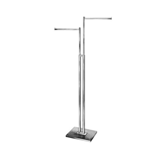 Clothing Rack 2 Way Straight Square Arms