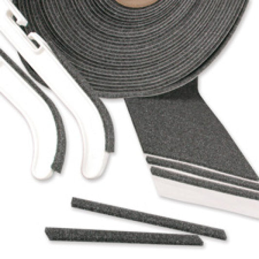 Non Slip Adhesive Foam Hanger Strips 4" Dark Grey 1600 Roll