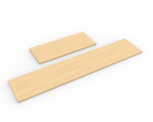 Maple Melamine Wood Shelf 10" D - Available in 24" and 48" Lengths