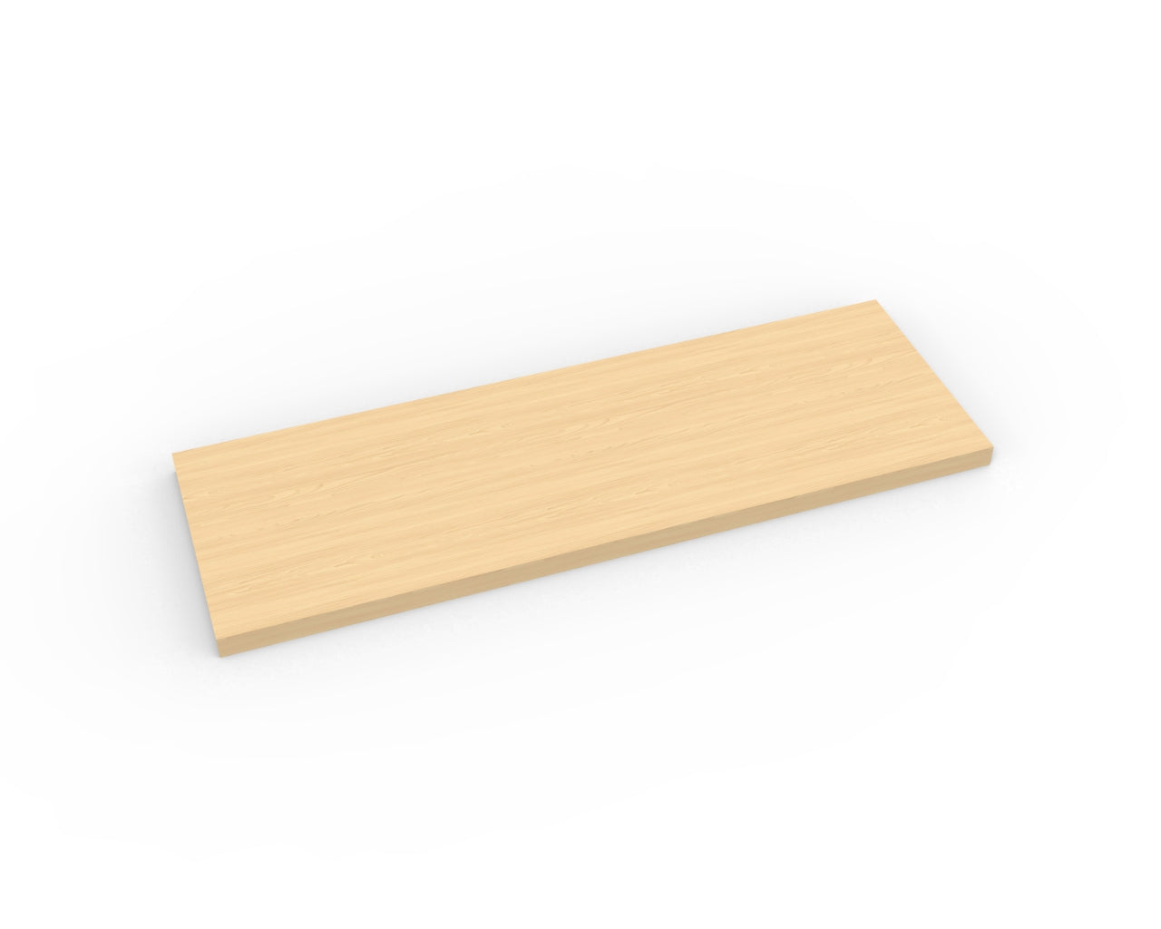Maple Melamine Wood Shelf 8" D - Available in 24" and 48" Lengths
