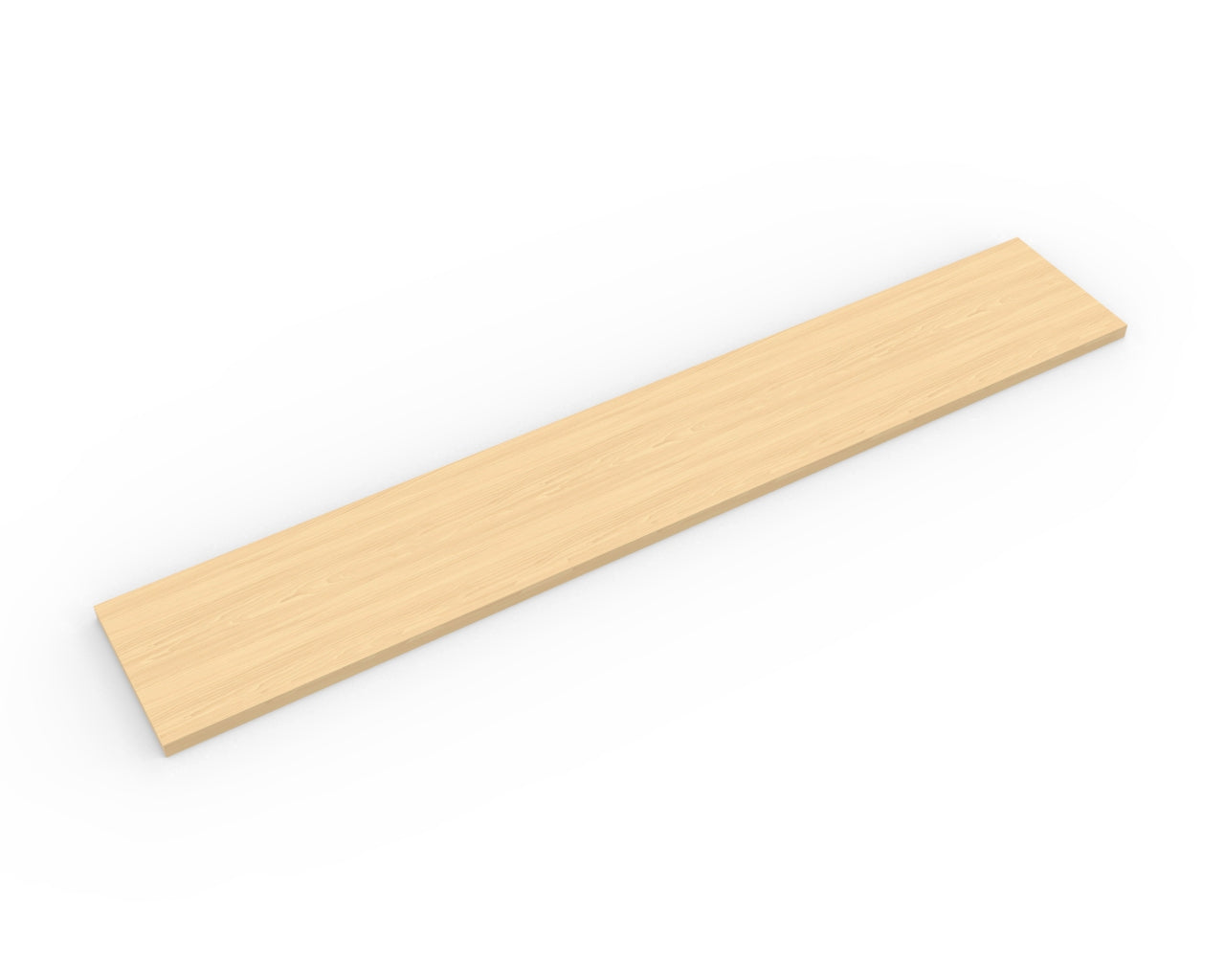 Maple Melamine Wood Shelf 8" D - Available in 24" and 48" Lengths