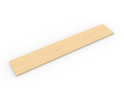 Maple Melamine Wood Shelf 8" D - Available in 24" and 48" Lengths