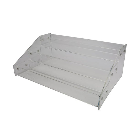 Riser Stair Step 3 Tier Clear. 6 3/4" H x 18 3/8" W x 11 7/8" D