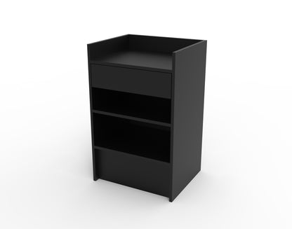 Black Register Stand 24" L x 20" W