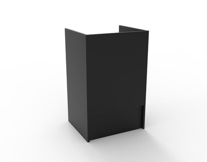 Black Register Stand 24" L x 20" W