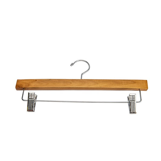 Skirt Hanger 14" Natural Wood Pants