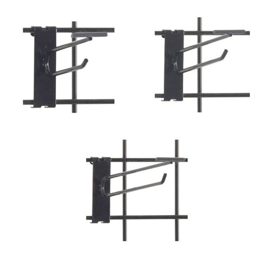 Gridwall Scanner Hooks - Black Several Sizes