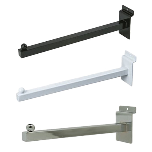 Slatwall Straight Arm Faceout 12" - Various Colors