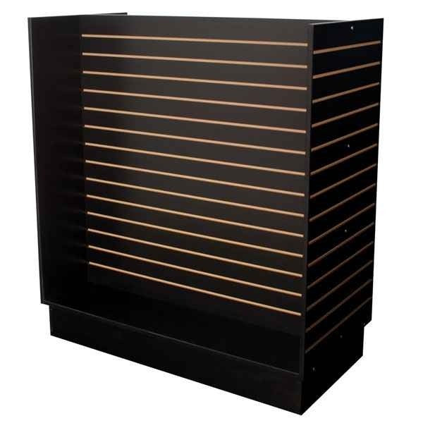 Slatwall Gondola Black 49" x 24" x 54"
