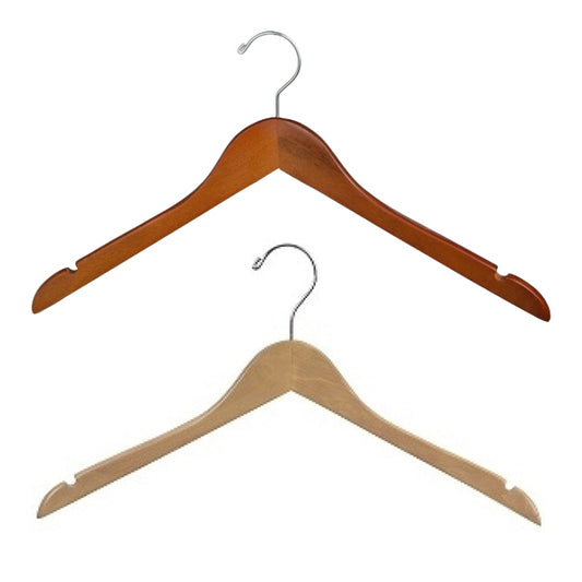 Wood Hanger 17" - Available in Natural or Teak