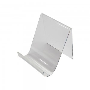 Wide Clear Acrylic Easel With Lip 6"