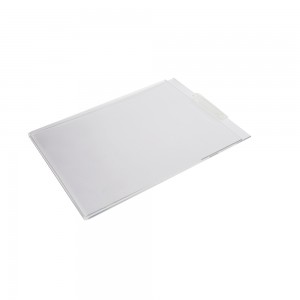 8.5" x 11" Clear Acrylic Slatwall Gridwall Sign Holder