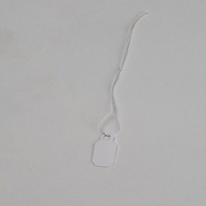 Blank Jewelry Tags With String - T657