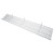 Slatgrid White Metal Angled Shelf With Lip 46"
