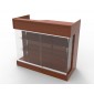 Ledgetop Counter with Showcase Front - 4' Cherry