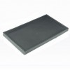 1" Stackable Black Plastic Tray 2 