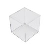 Acrylic 5 Sided Cube 4" W x 4" D x 4"H