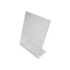8.5" x 11" Clear Acrylic Slightly Slanted Paper Sign Holder 