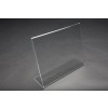 Clear Acrylic Slightly Slanted Sign Holder for 8.5" x 11" 