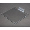 8.5" x 11" Clear Acrylic Slatwall Gridwall Sign Holder 3  3