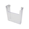 Acrylic Gridwall Stylized Literature Holder With Gaps 9 1/2"