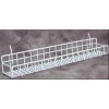 White Metal Slatwall Tray 23" 3 