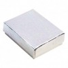 Box 3.25" x 2.25" x 1" Silver Linen - BX2832B